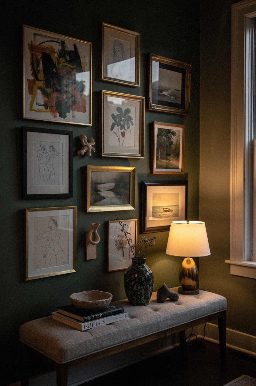 Match your metal finishes, but not too hard