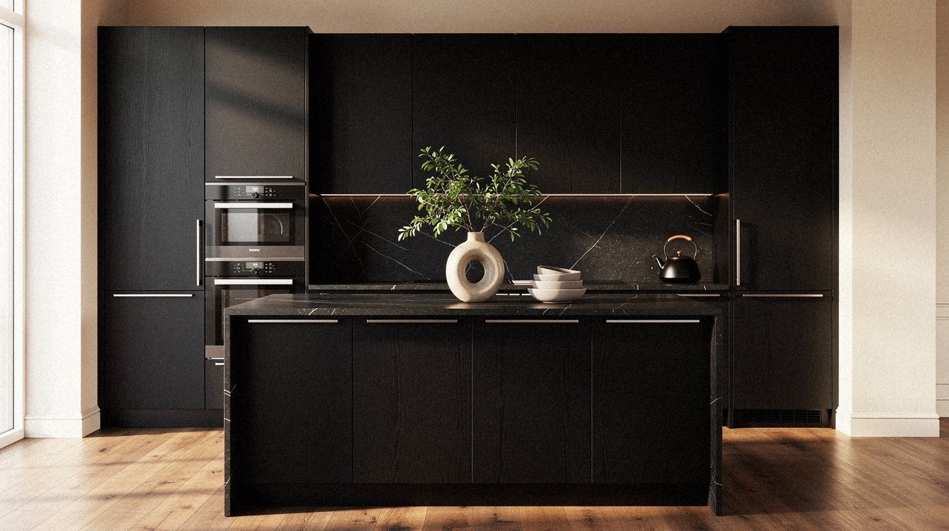 I Tried Black Kitchen Cabinet Ideas, My Kitchen Finally Felt Moody