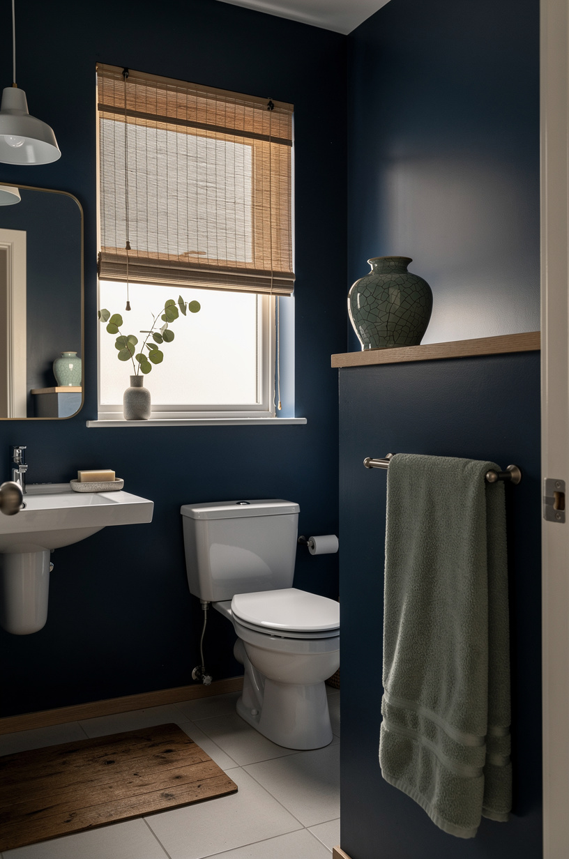 Hang a Linen or Bamboo Blind Instead of a Plastic Shade