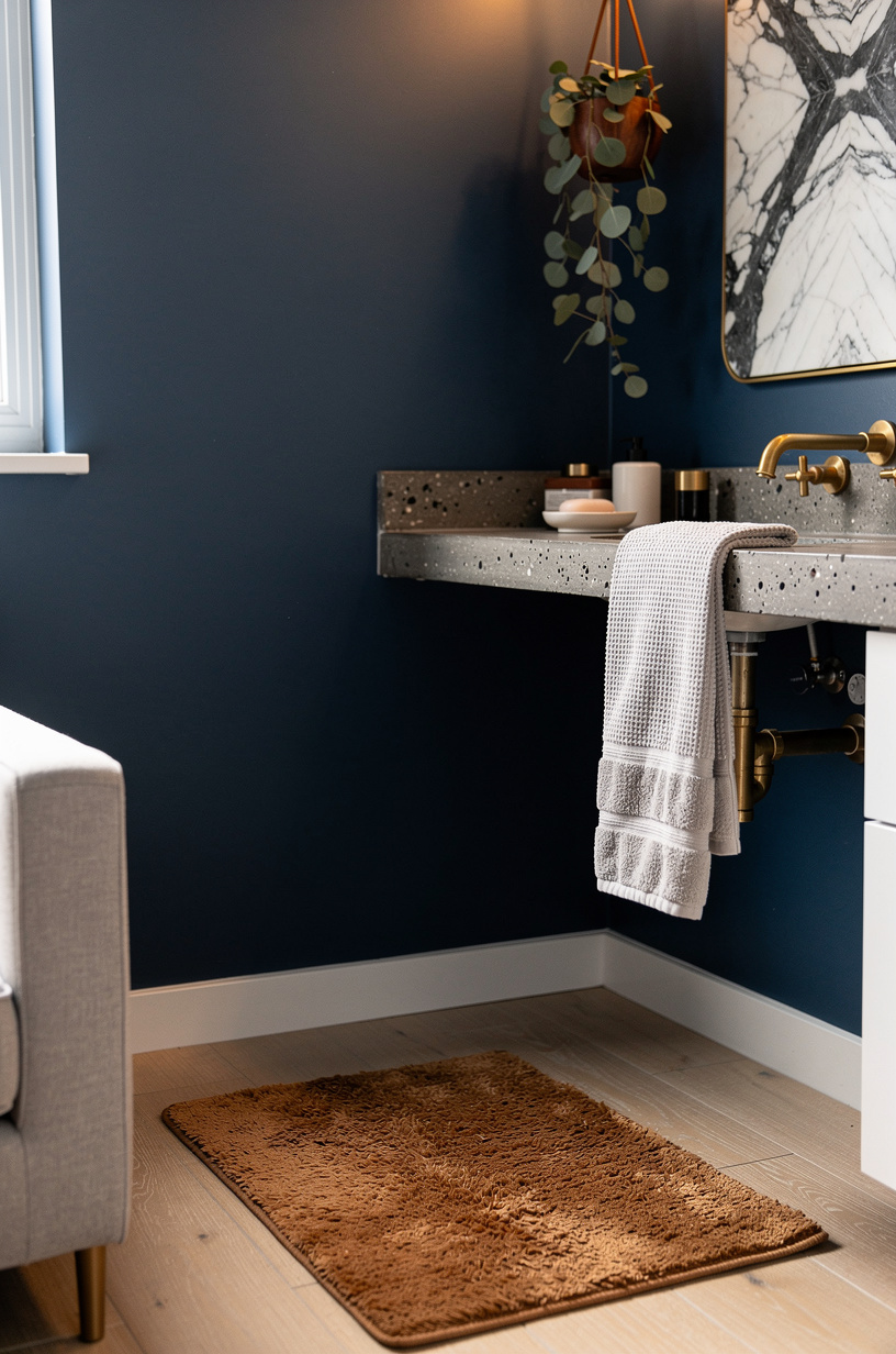 Layer in a Teak Bath Mat