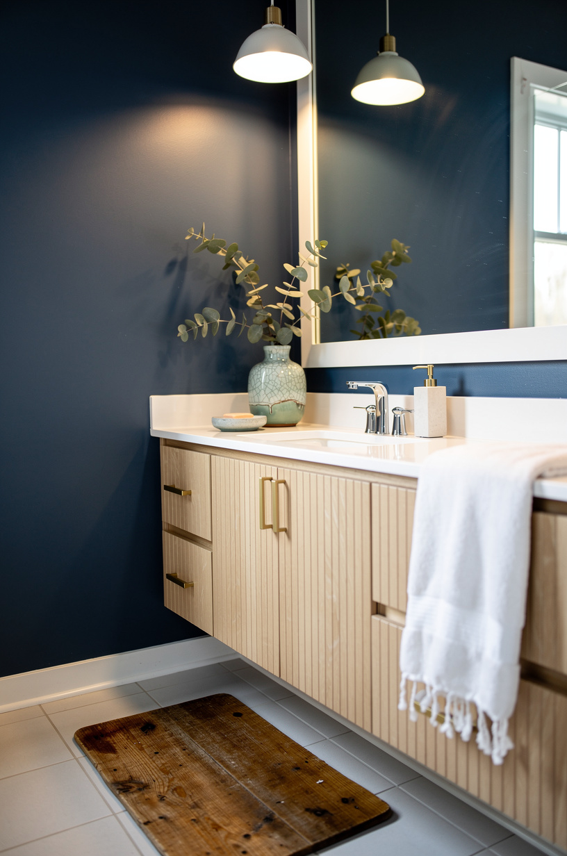 Swap in a Warm Vanity Light