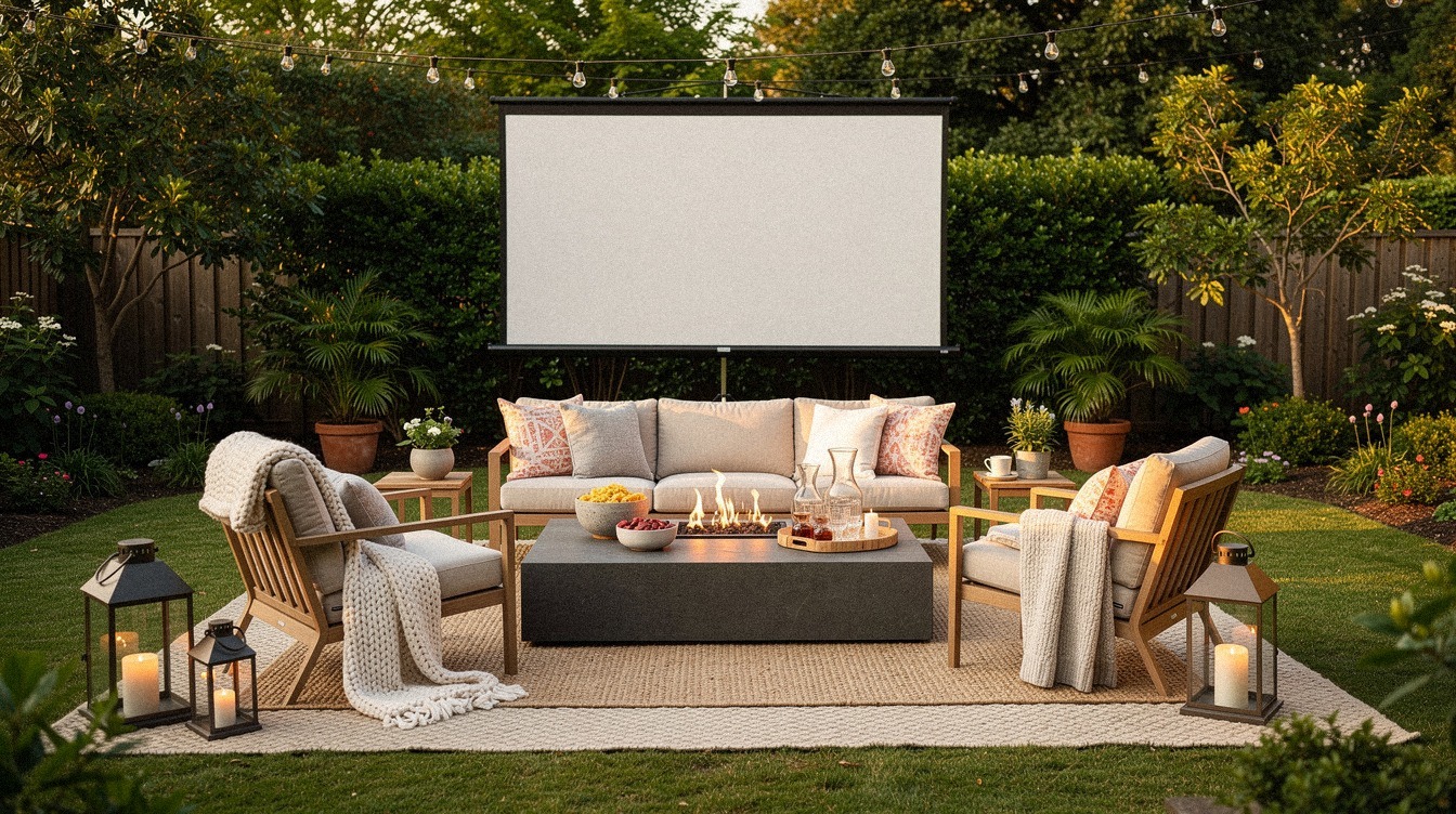 How to Host Cozy Backyard Movie Nights Without a Big Patio