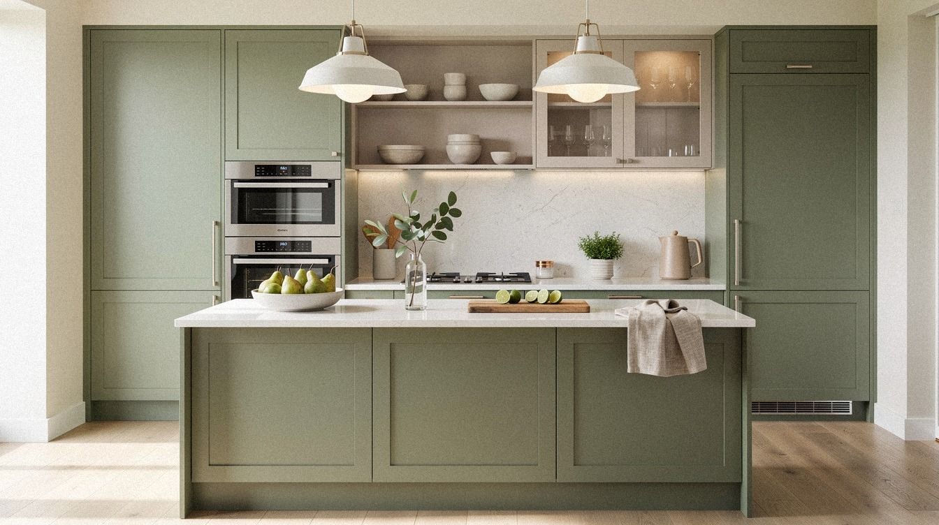 How to Make Green Kitchen Cabinets Work From Sage to Emerald