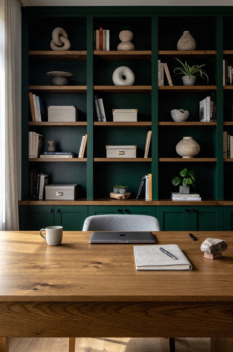 Build a bookcase wall that earns its square footage
