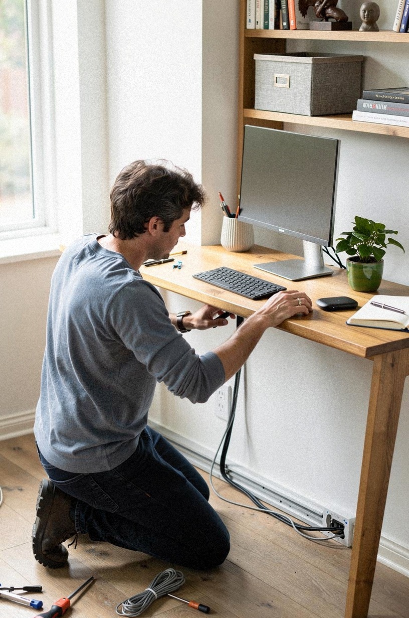 Build a concealed cable system