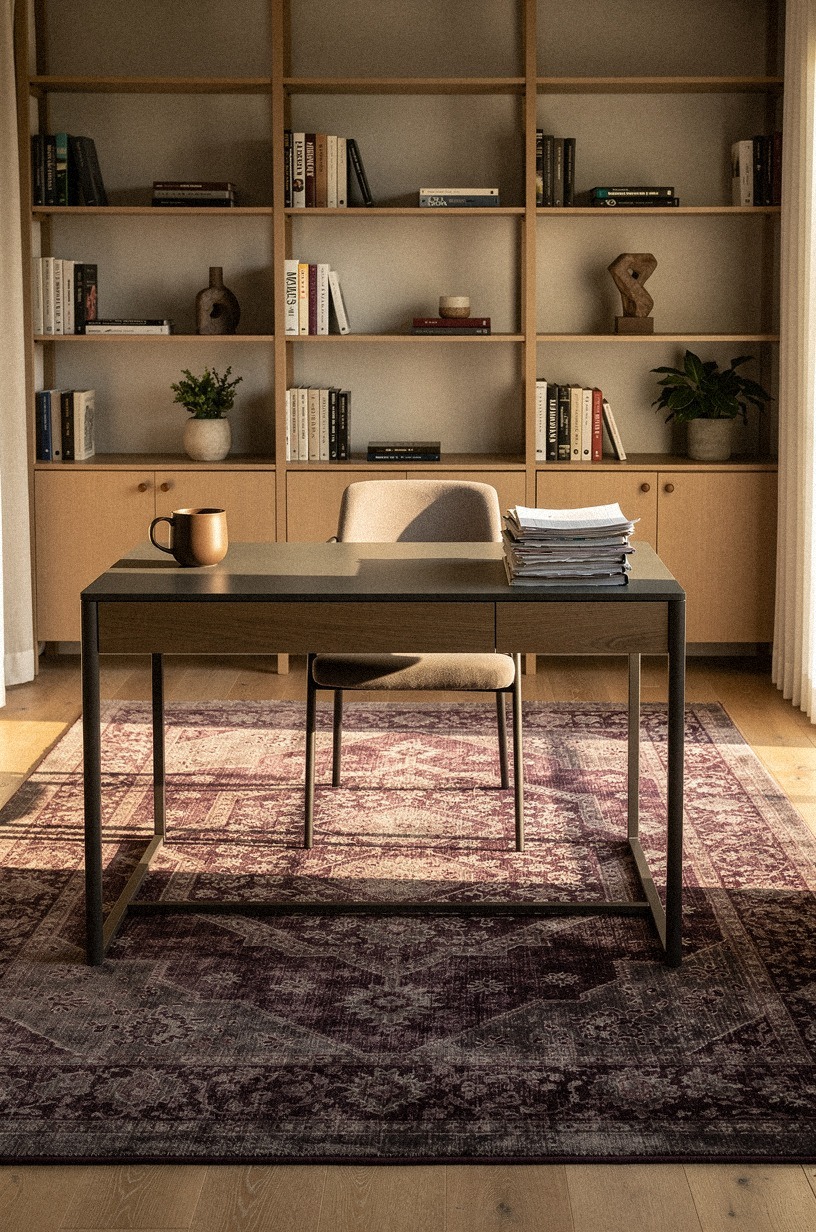 Choose a rug that defines the zone