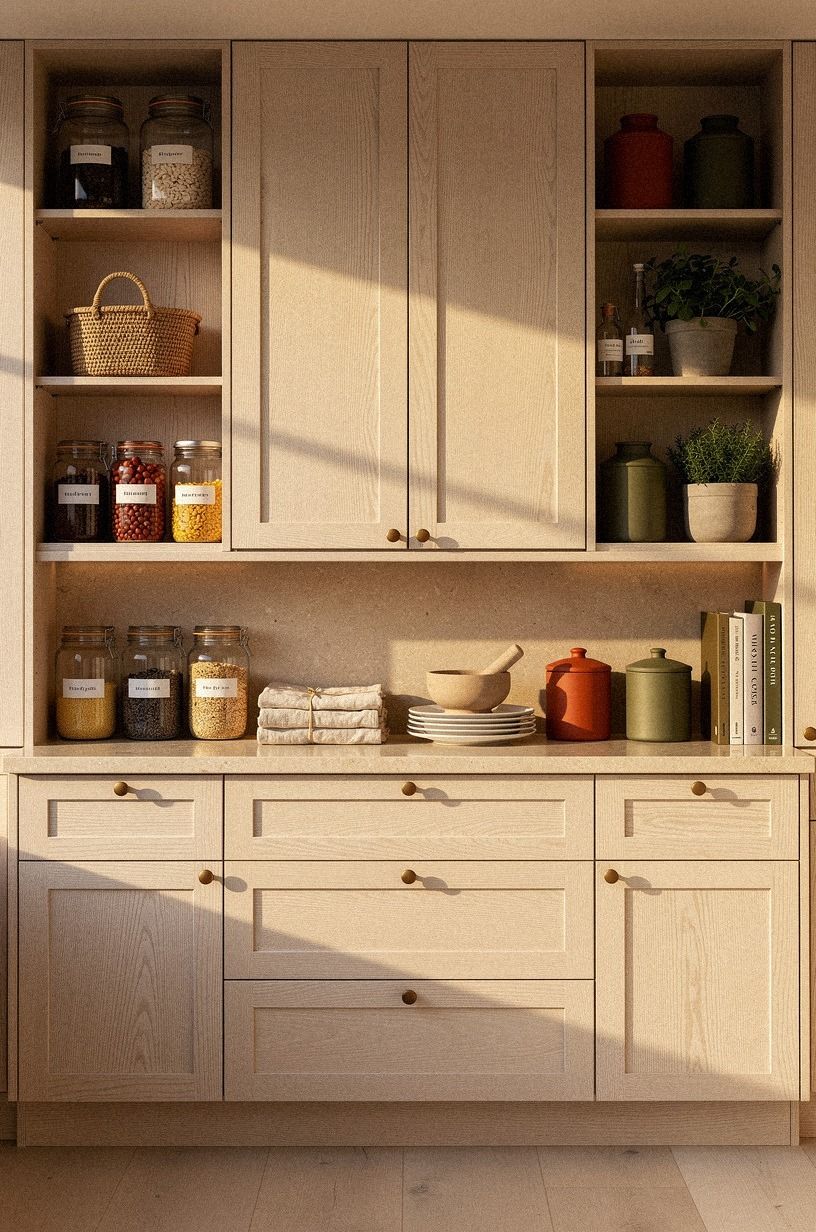 Clear one counter for pantry breathing room