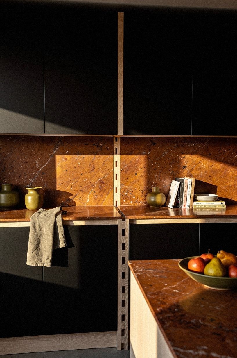 I chose flat black slab doors first