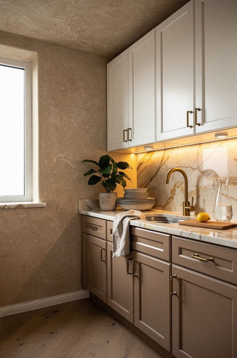 Why does warm white on the uppers matter so much in a condo?
