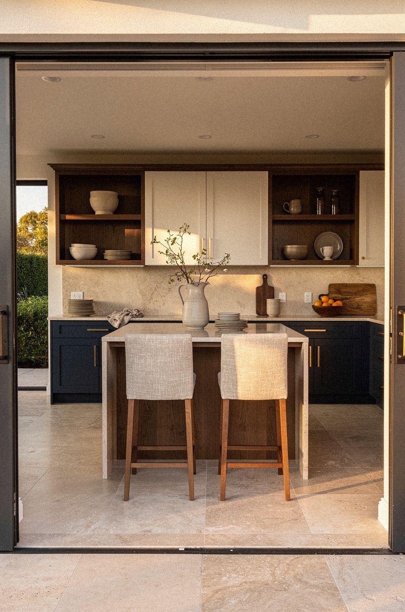 Should the threshold floor match inside and out?