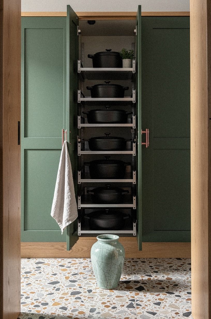 Build drawers around the corner cabinet seam