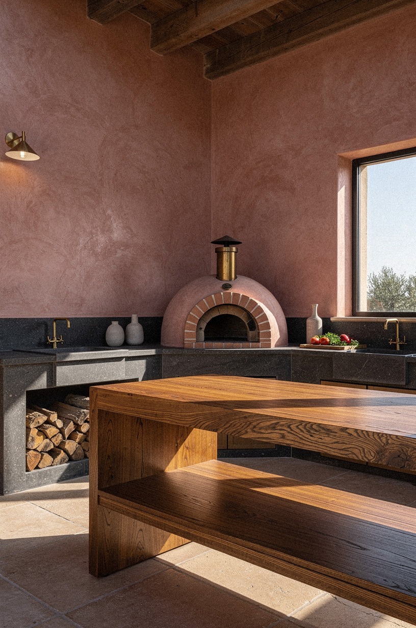 Does a tiled pizza oven corner really earn the space?