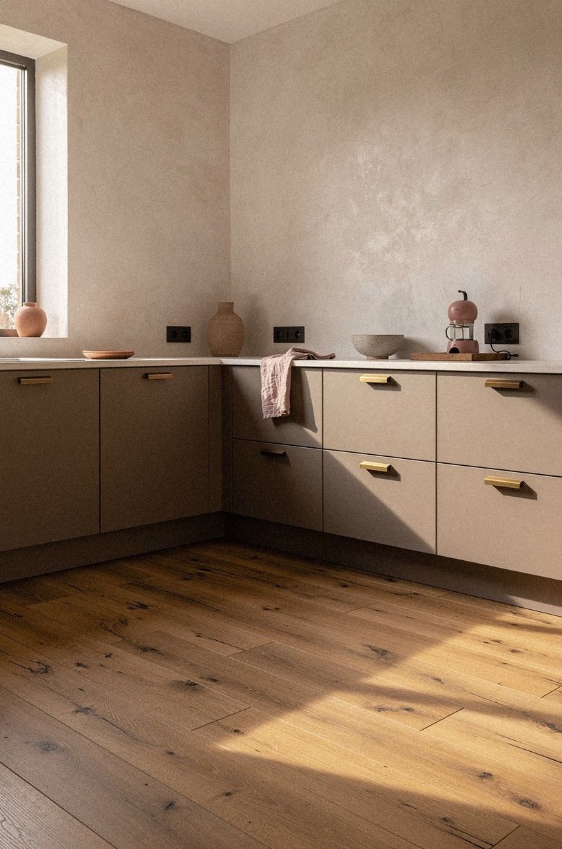 I Let Oak Floors Choose Taupe