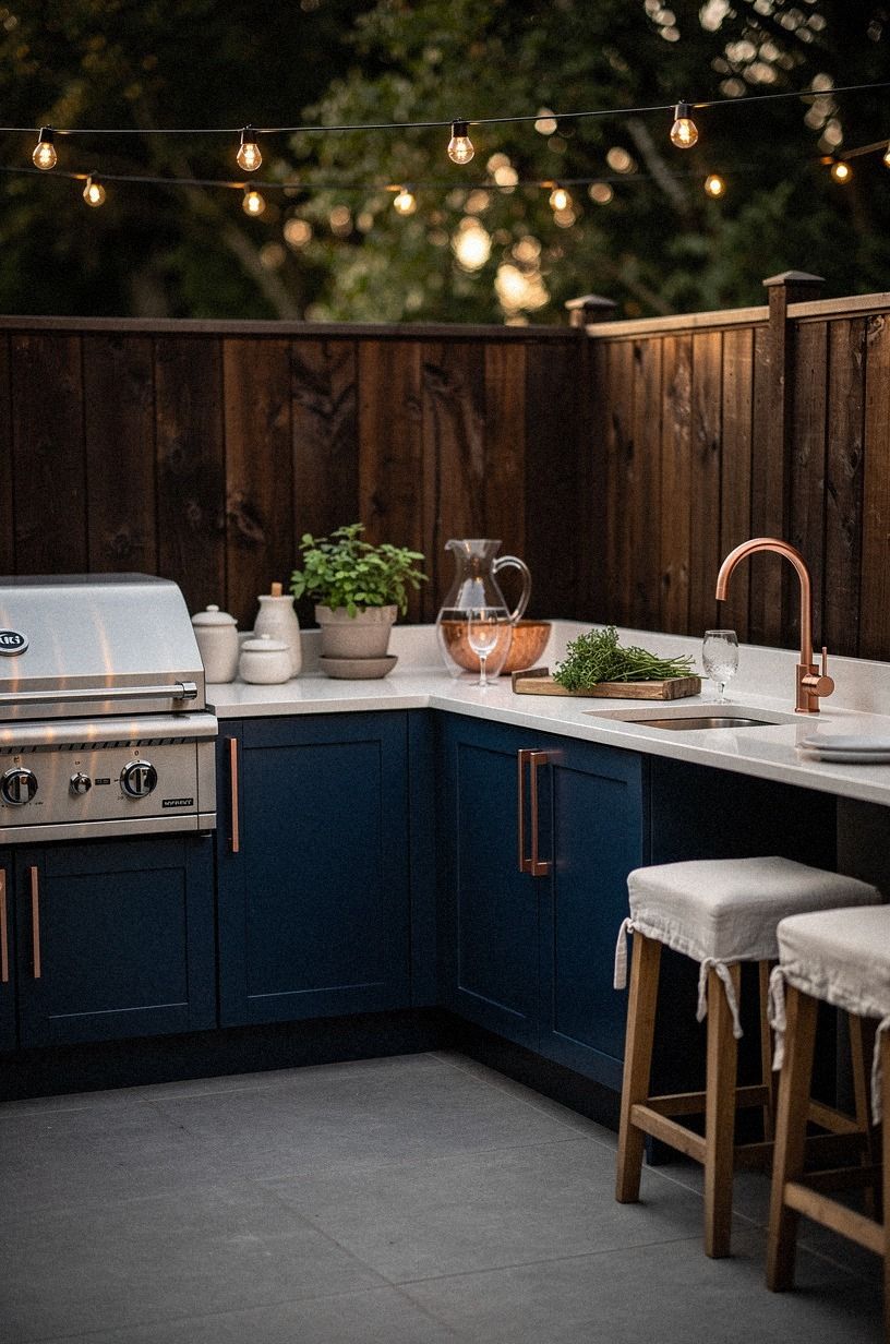 Run L-shaped counters along fence lines over floating them in the middle
