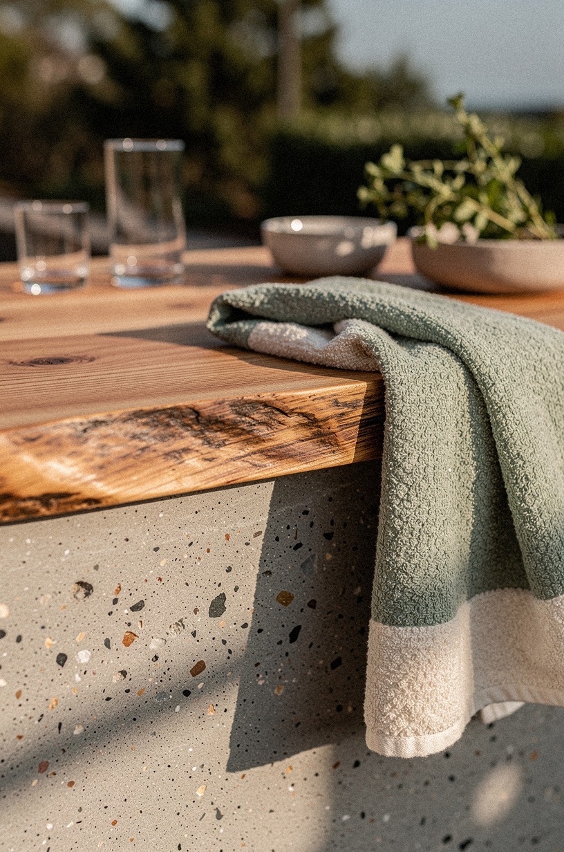 Live-edge cedar: the prep-zone showstopper