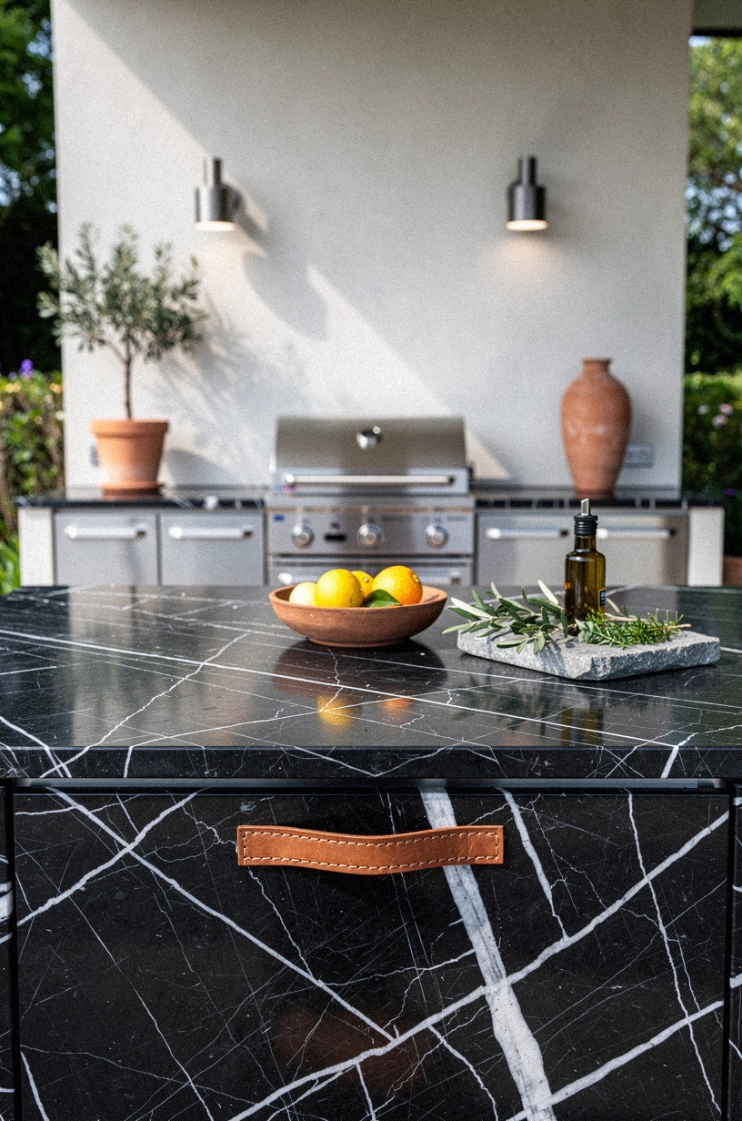 Pergola or no pergola over the cook line?
