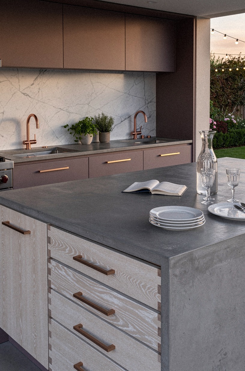 Why concrete counters can carry both zones