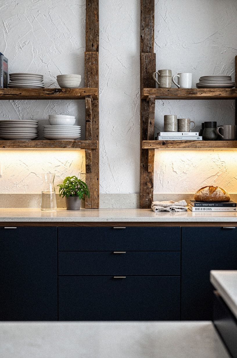 Leave breathing room between shelf clusters