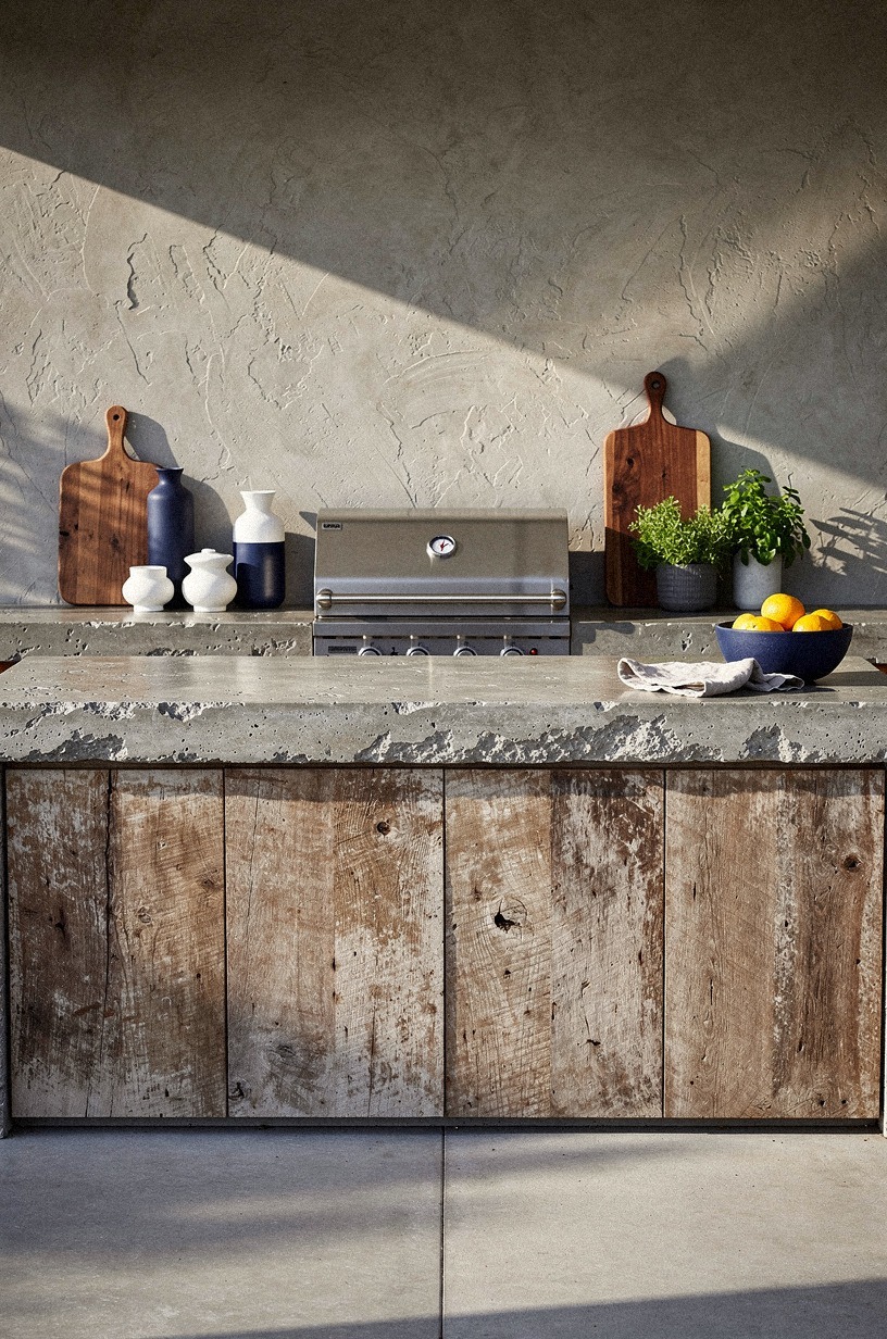 How do you keep a poured concrete counter from looking DIY?
