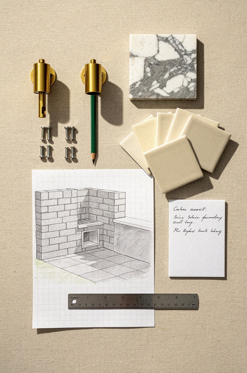 Hang battery sconces over the cook line