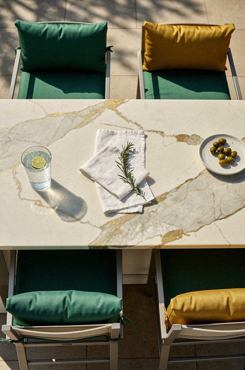 Sunbrella: the cushion that survives August