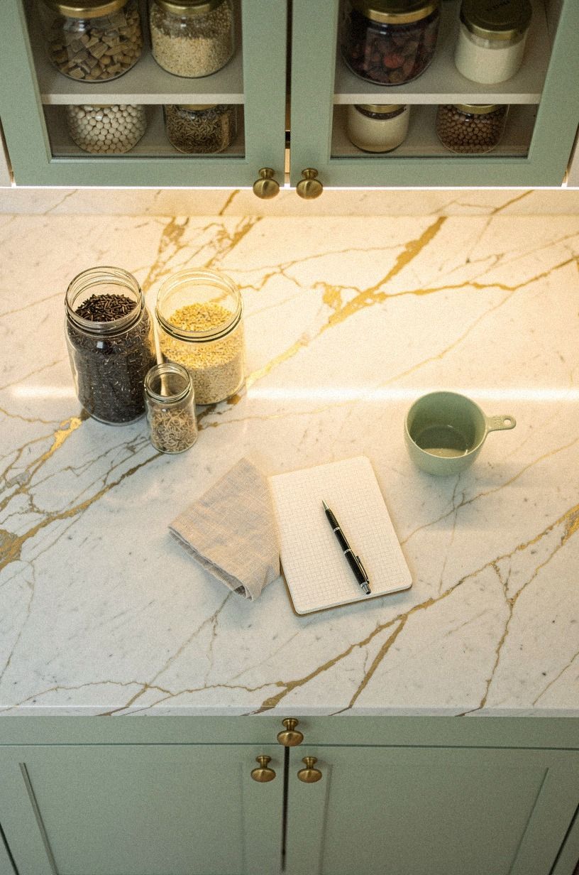 Add under-cabinet lighting for evening restocks