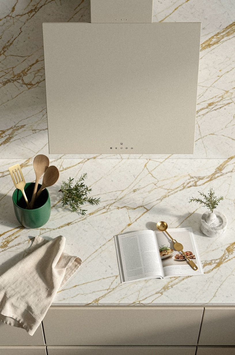 Panel the range hood to match the doors