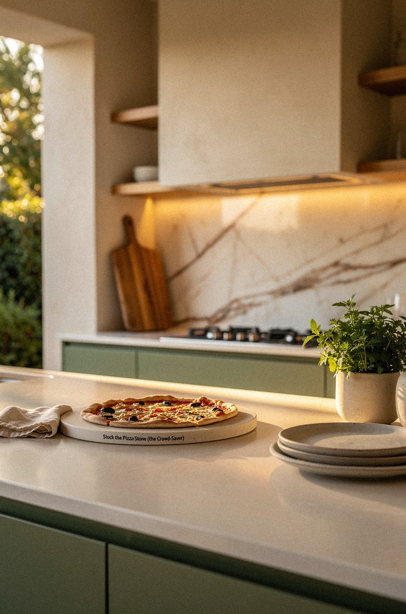 Stock the Pizza Stone (the Crowd-Saver)