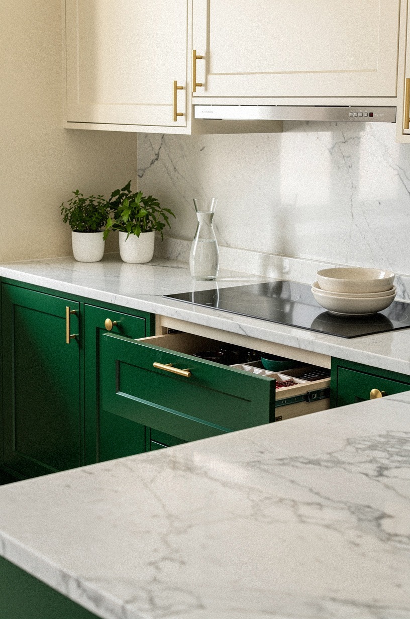 The Two-Tone Cabinet Move