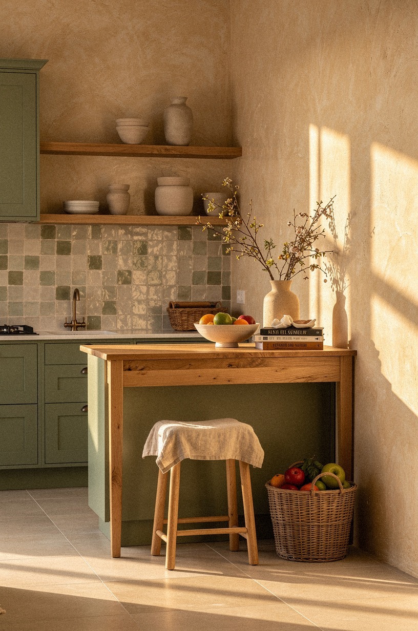 tile the backsplash with zellige, not subway