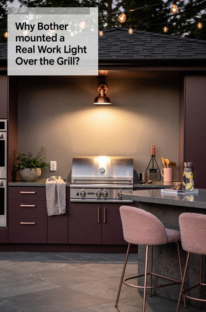 Why Bother Hanging a Real Work Light Over the Grill?