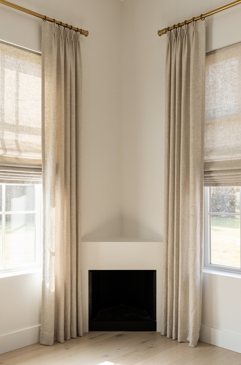 The curtain fix for awkward windows