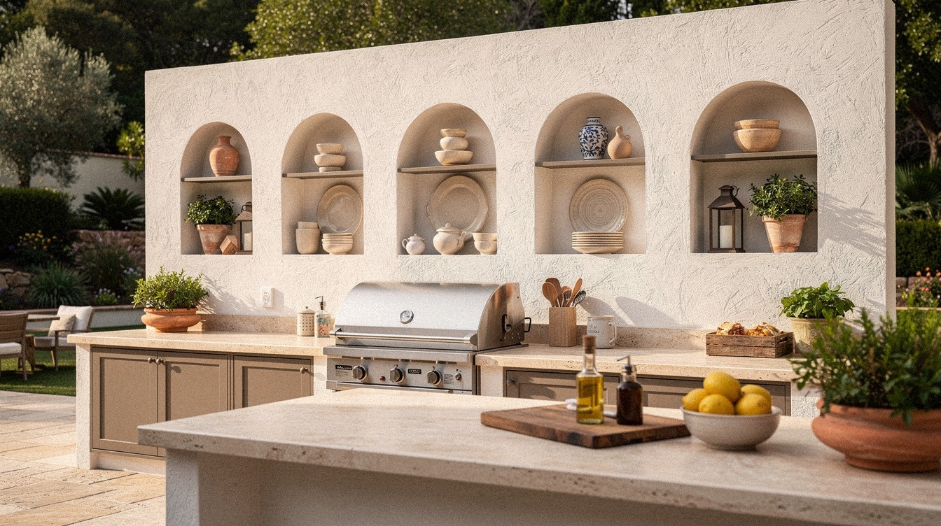 Easy Mediterranean Outdoor Kitchen Ideas for Al Fresco Dining