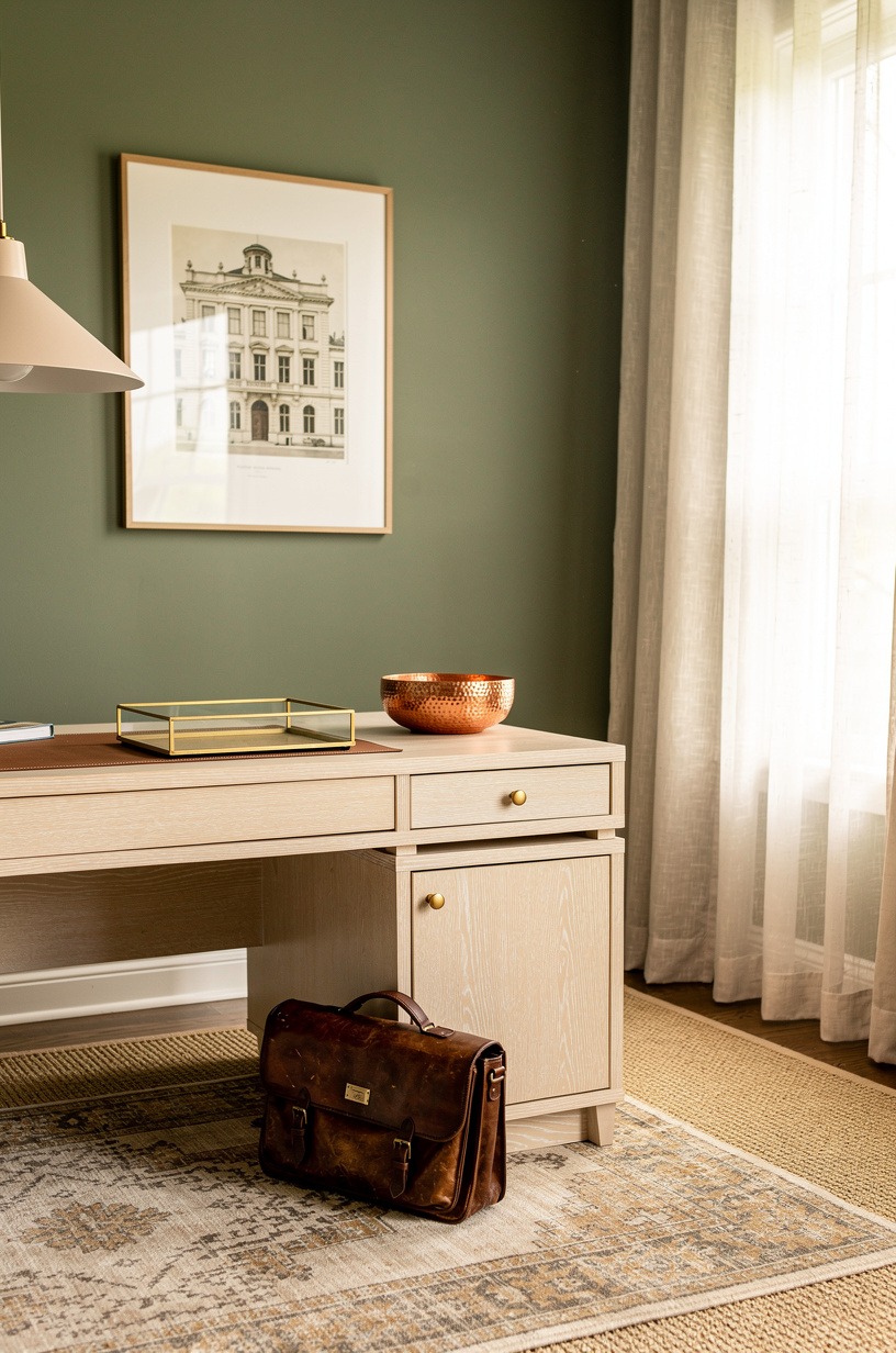 add a vintage rug that already looks lived-in