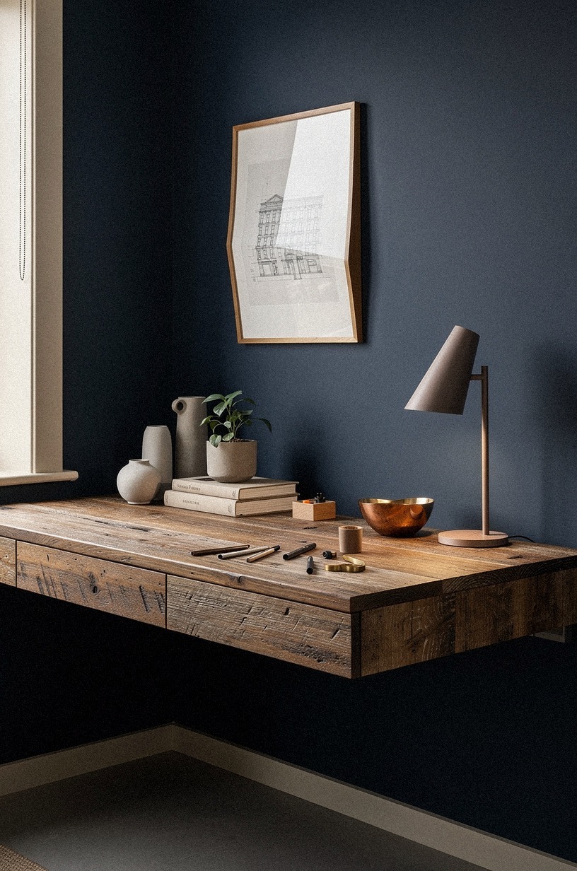 Float the desk off the wall