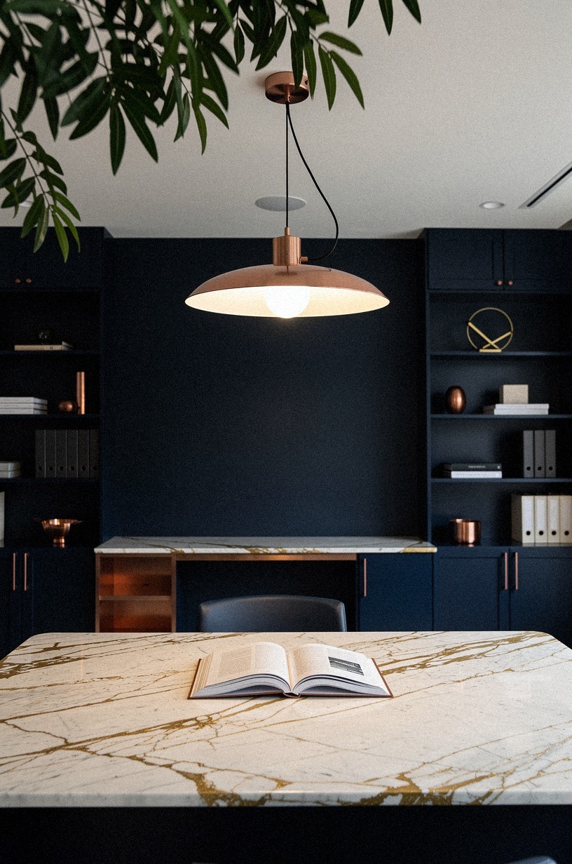 swap the overhead light for a pendant that pools