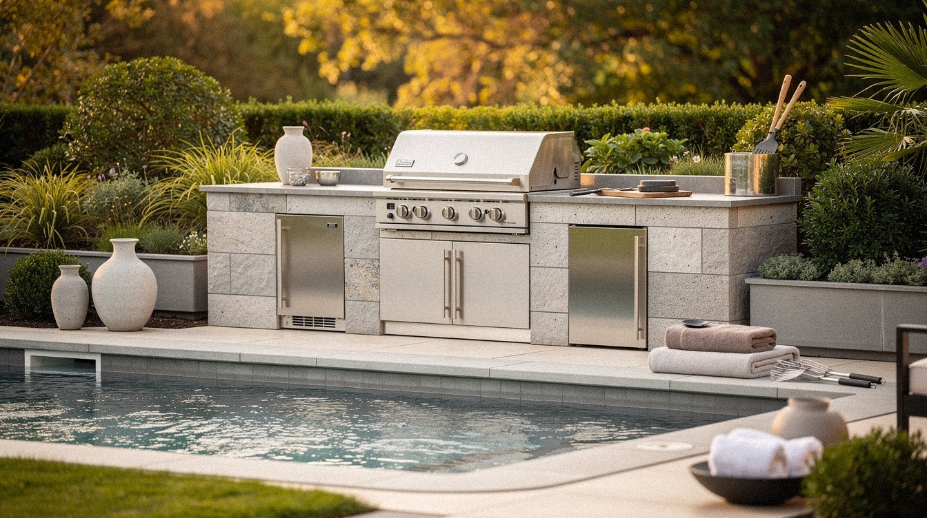 11 Outdoor Kitchen and Hot Tub Ideas That Feel Like a Resort
