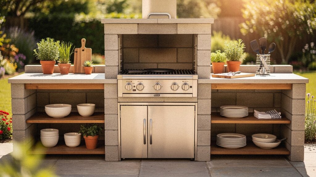 Budget Outdoor Kitchen Ideas That Look Built In Without a Contractor