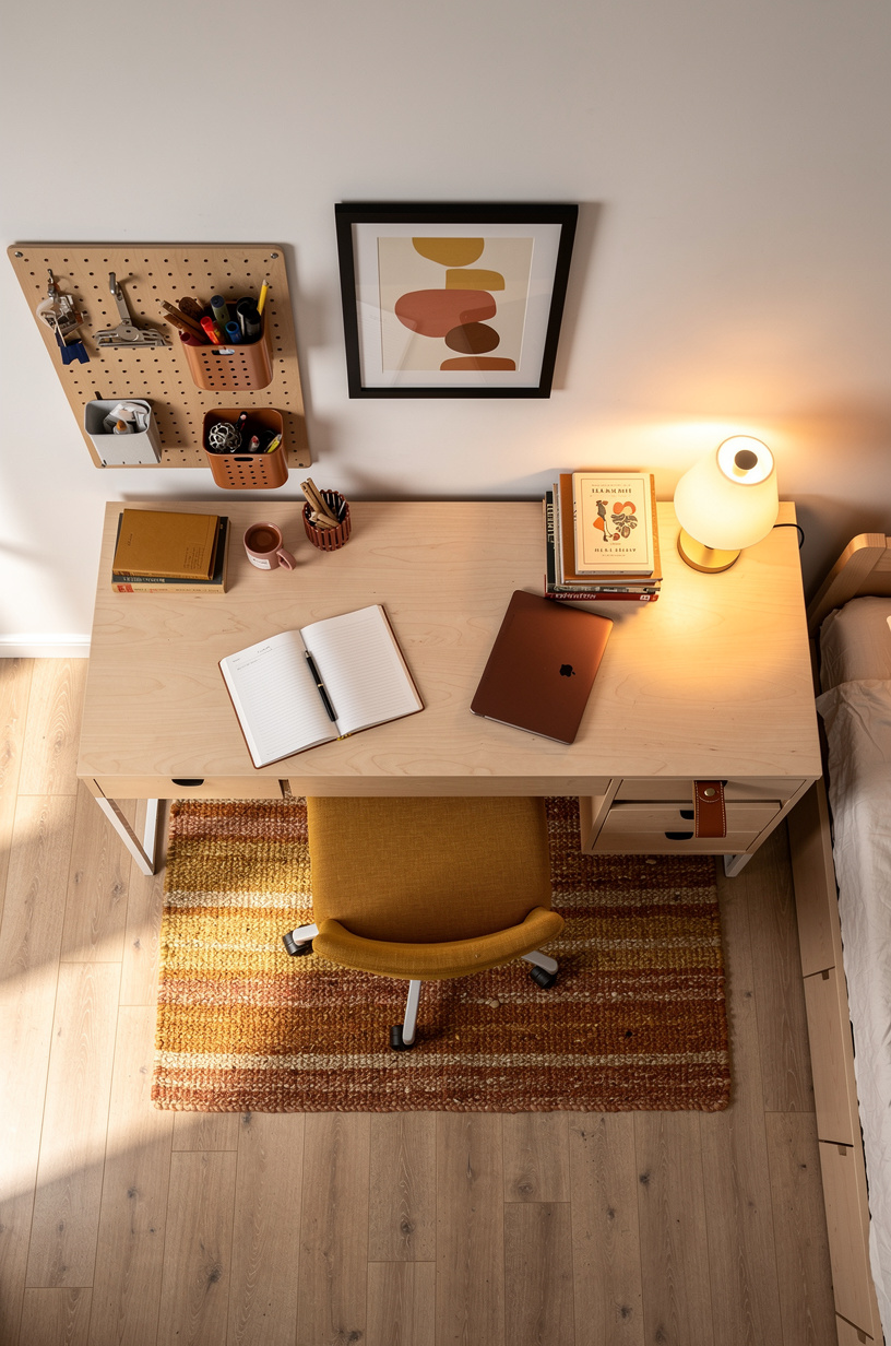 Hang Art Above the Desk, Not More Storage