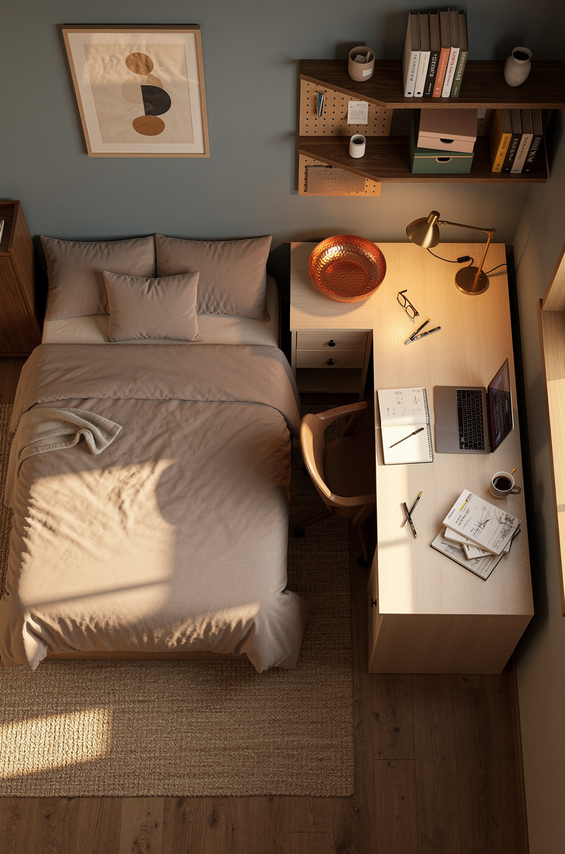 Keep Bedding Simple: One Texture, One Accent