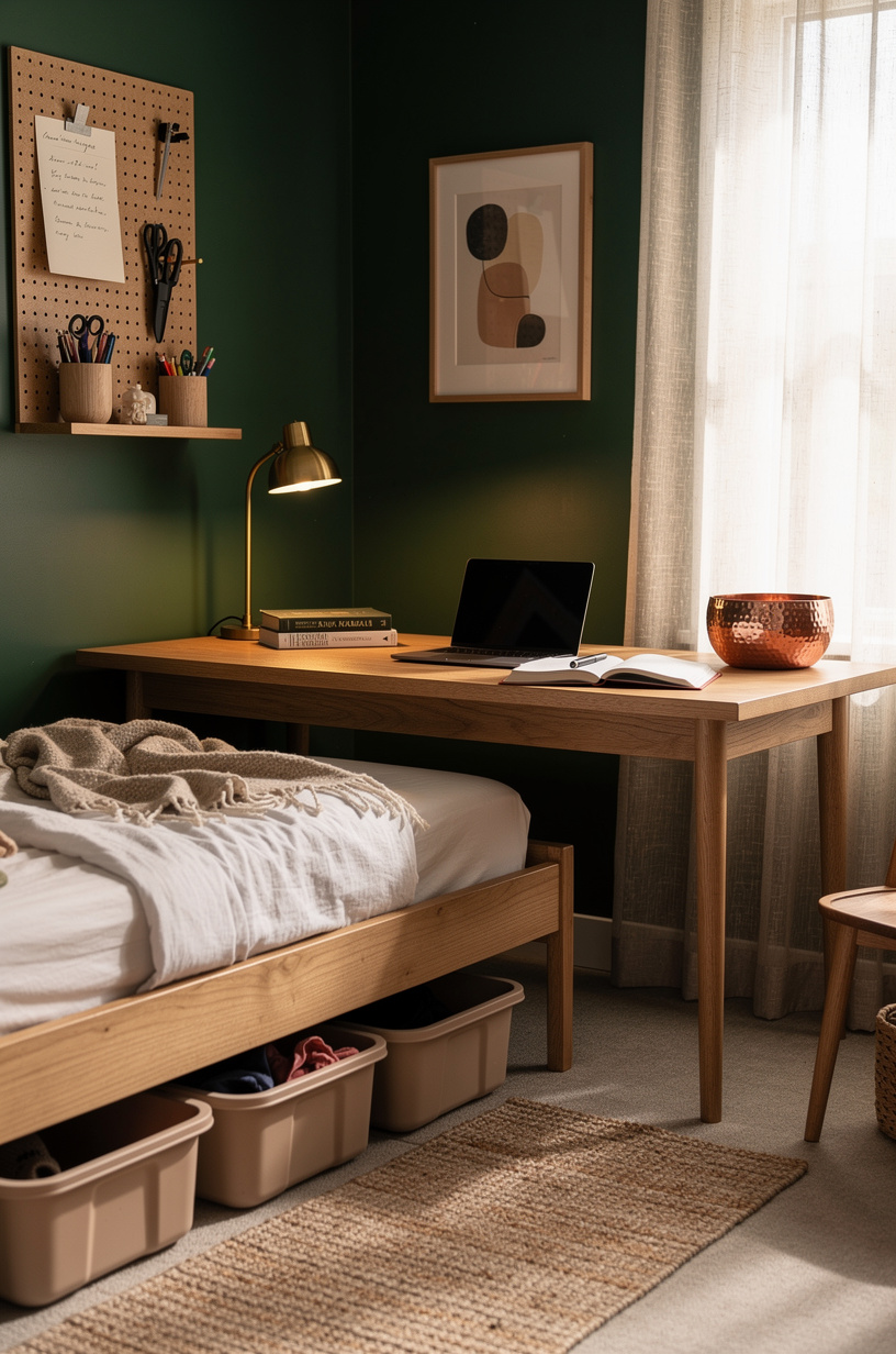 Use Under-Bed Storage Bins for Off-Season Overflow
