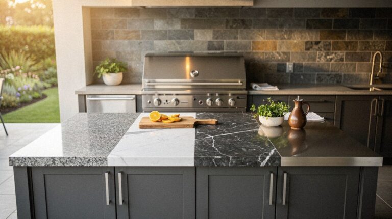 11 Best Outdoor Kitchen Countertops Ranked for Real Weather