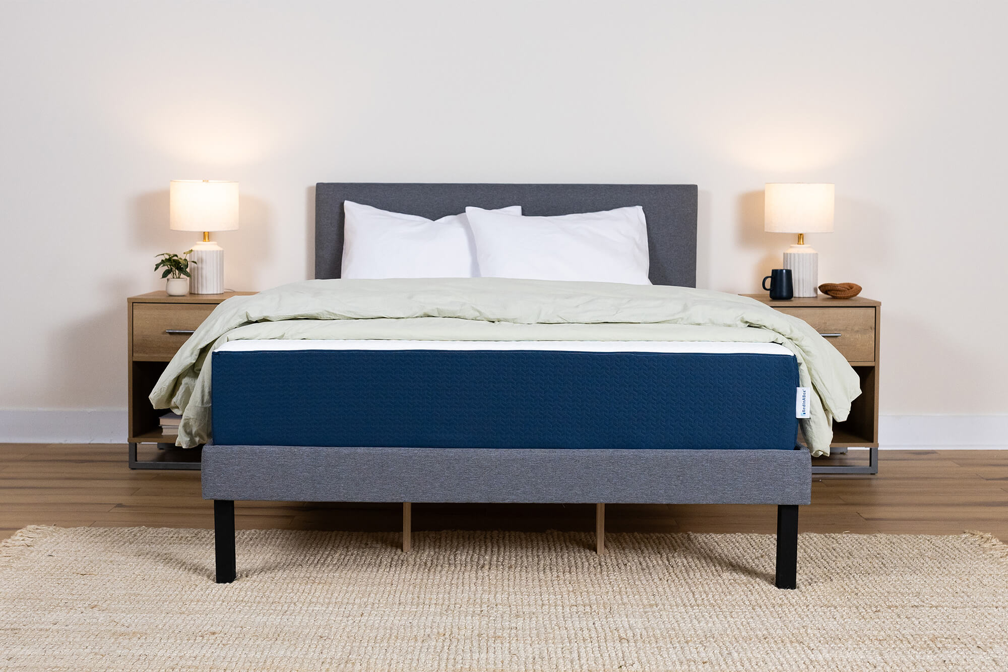 BedInABox Original mattress on a bed