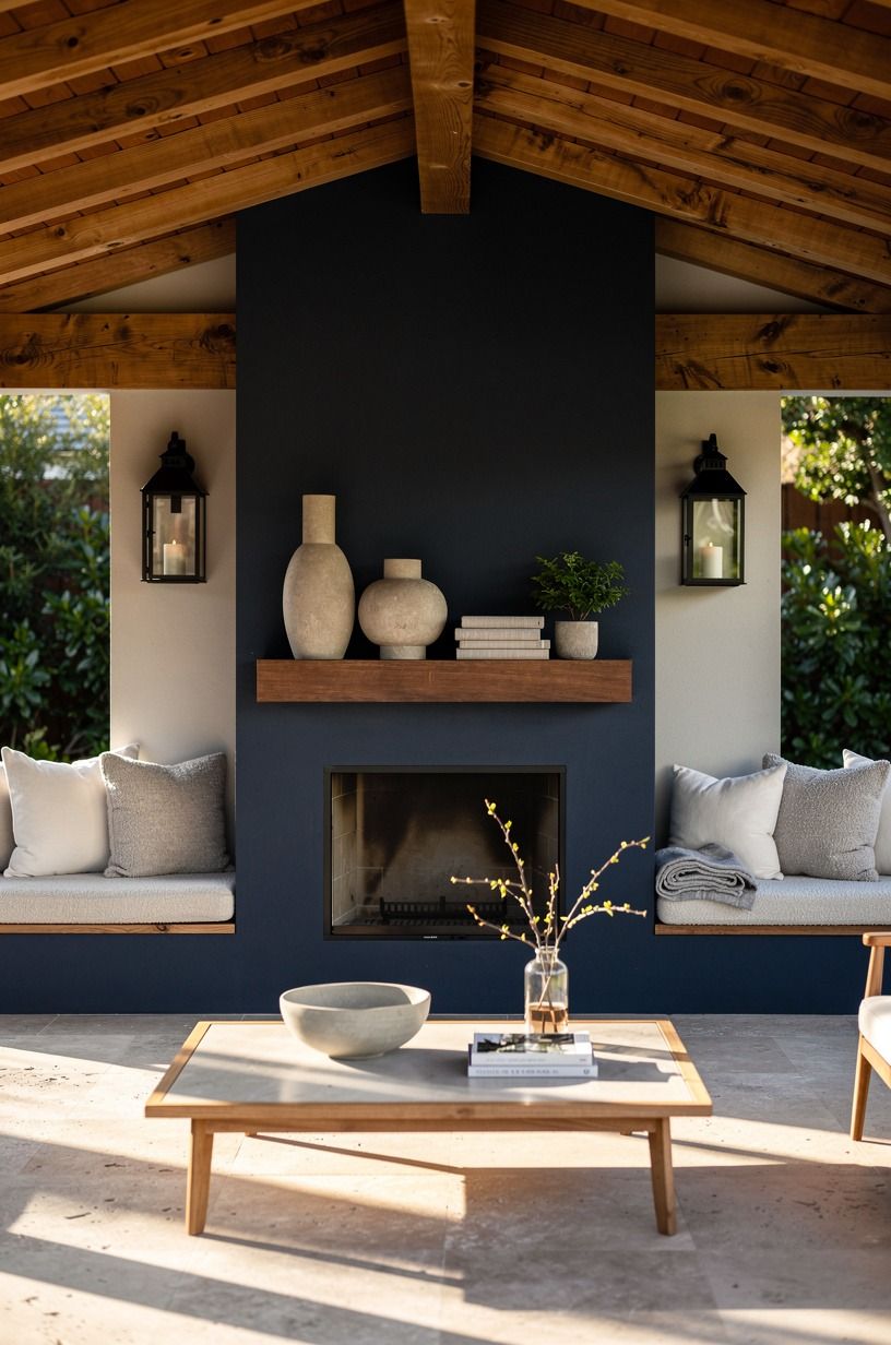 Why two iron lanterns beat every other mantel pairing