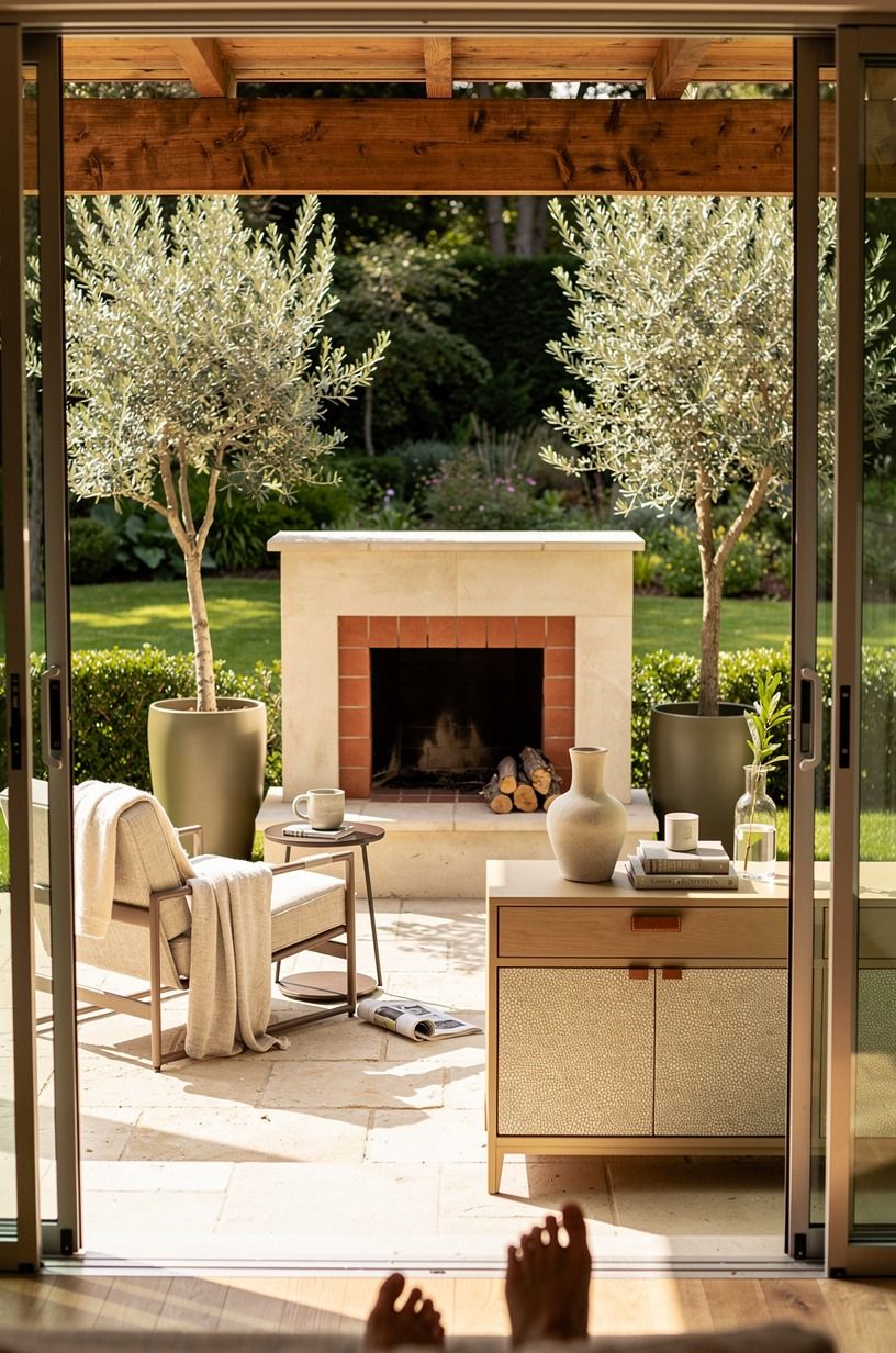 Open one wall with Nanawall sliding glass panels