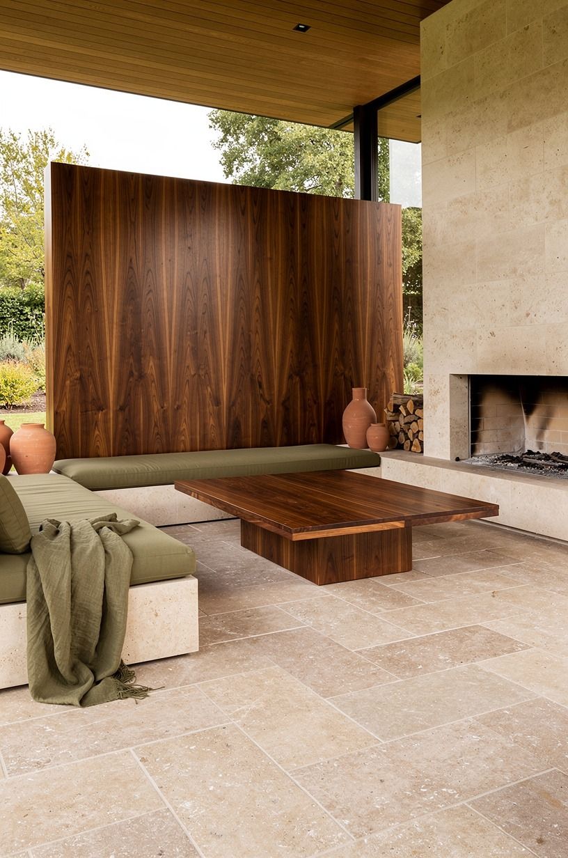 Choose a pavilion floor that survives bare feet and ash