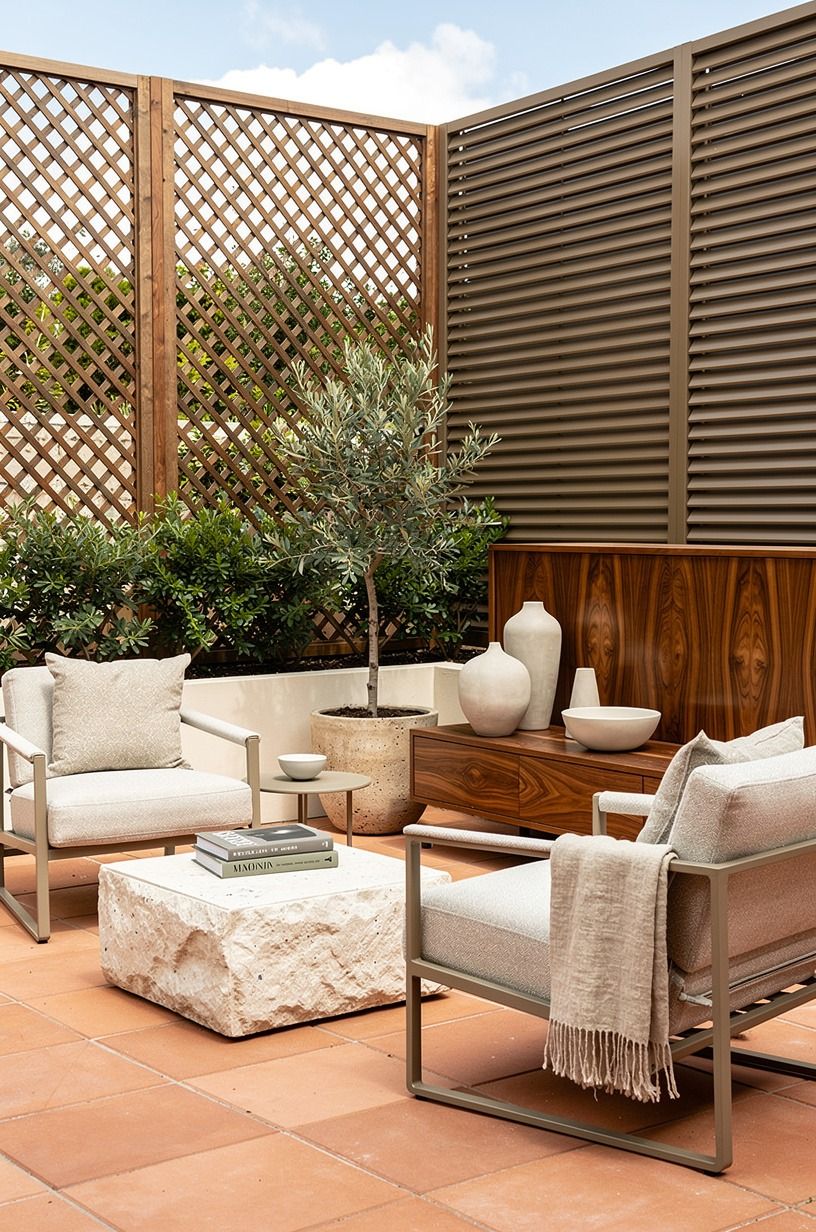 Which works better, lattice or louvered panels?