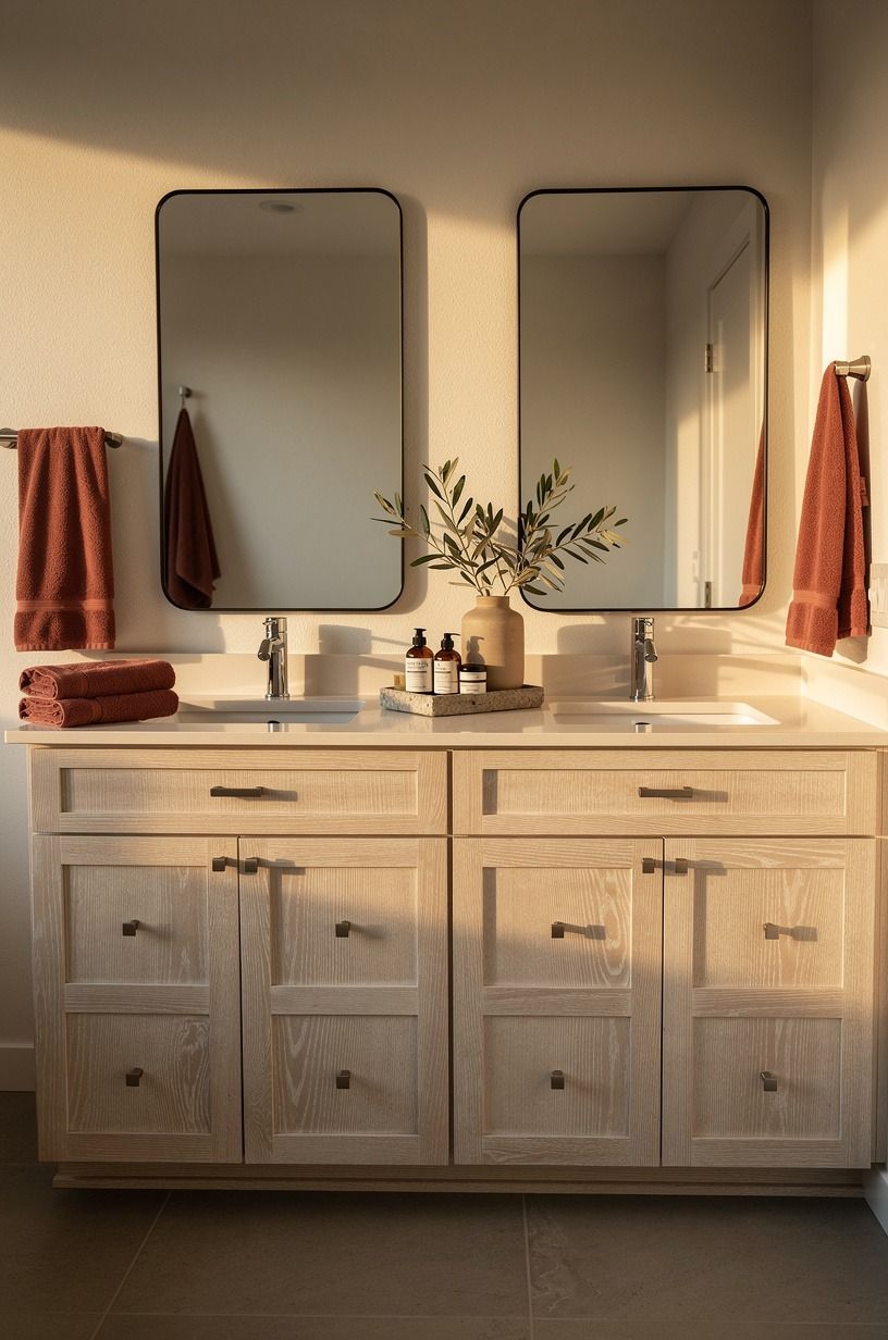 Clear the counter before choosing finishes