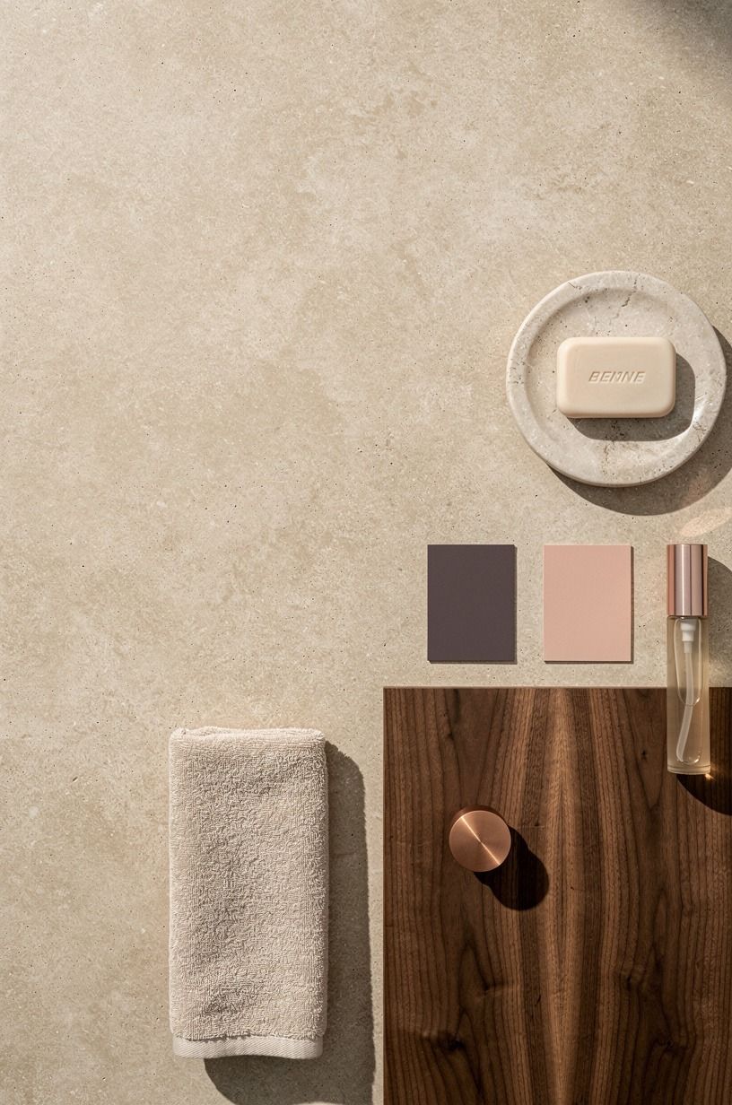 I Chose A Soft Warm Limestone Finish