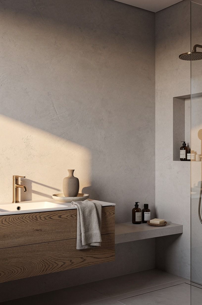 I Mounted Brushed Nickel On The Quiet Wall